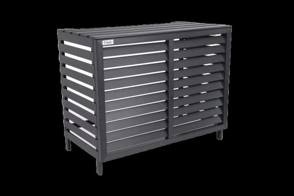 Buitenunit omkasting Kunststof grijs one size