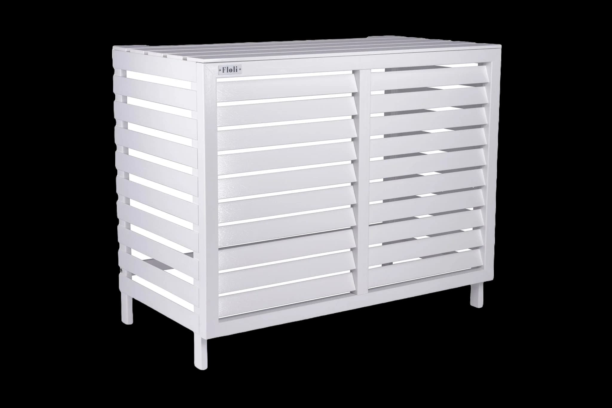 Buitenunit omkasting Kunststof Wit one size