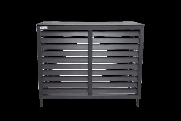 Buitenunit omkasting Kunststof grijs one size
