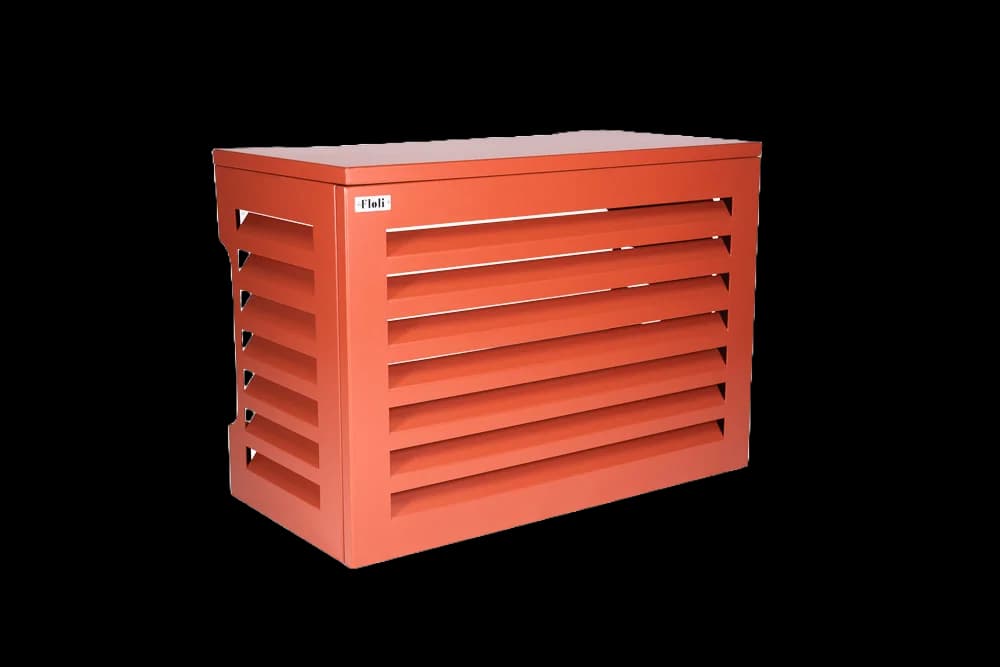 Buitenunit omkasting Aluminium rood maat M