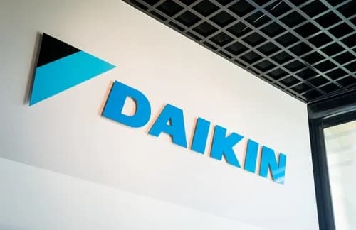 Een vloermodel airco van Daikin