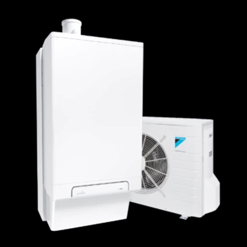 Daikin Altherma R Hybride Warmtepomp 8kW + CW5 ketel
